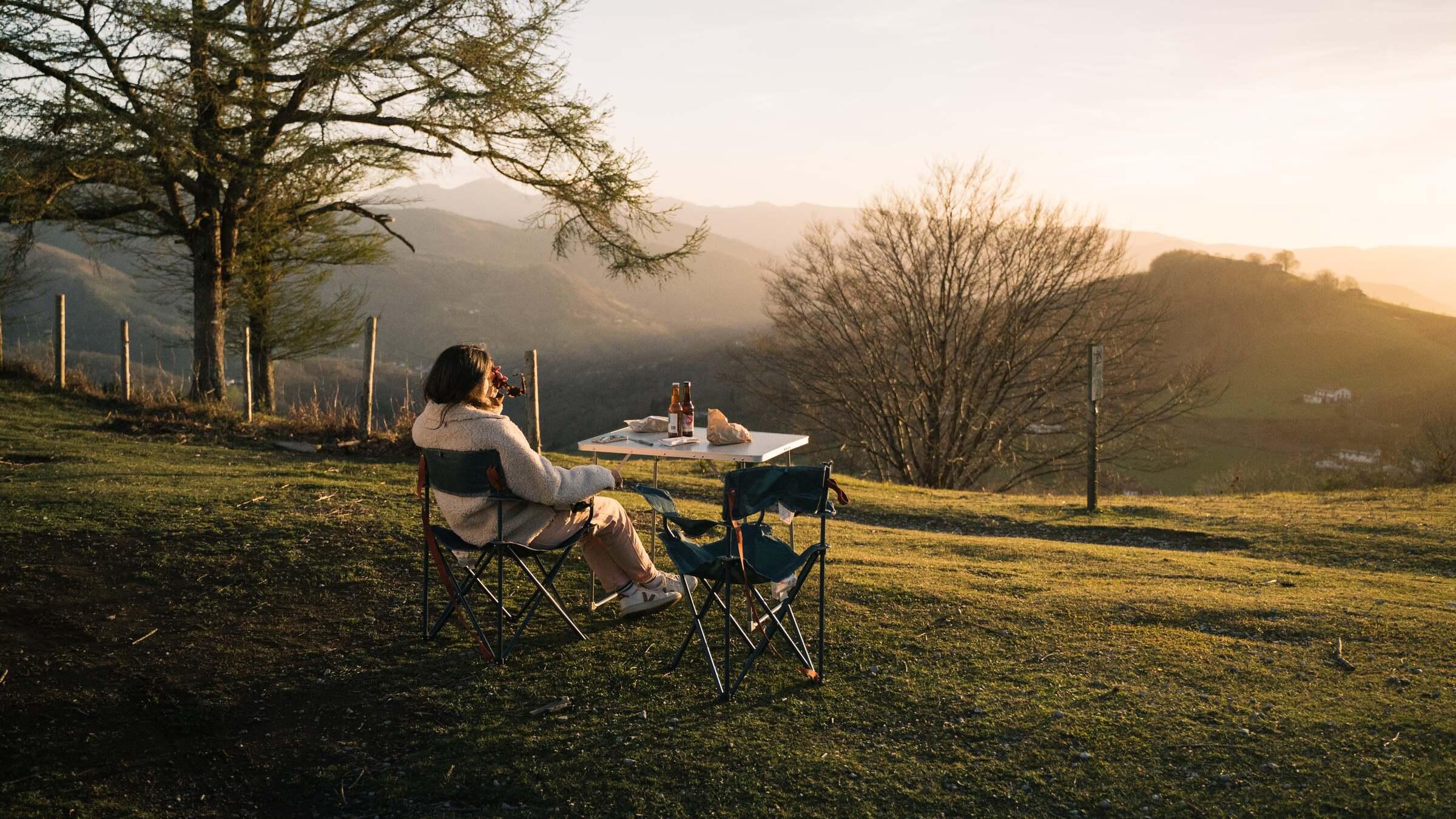 Apero montagne van