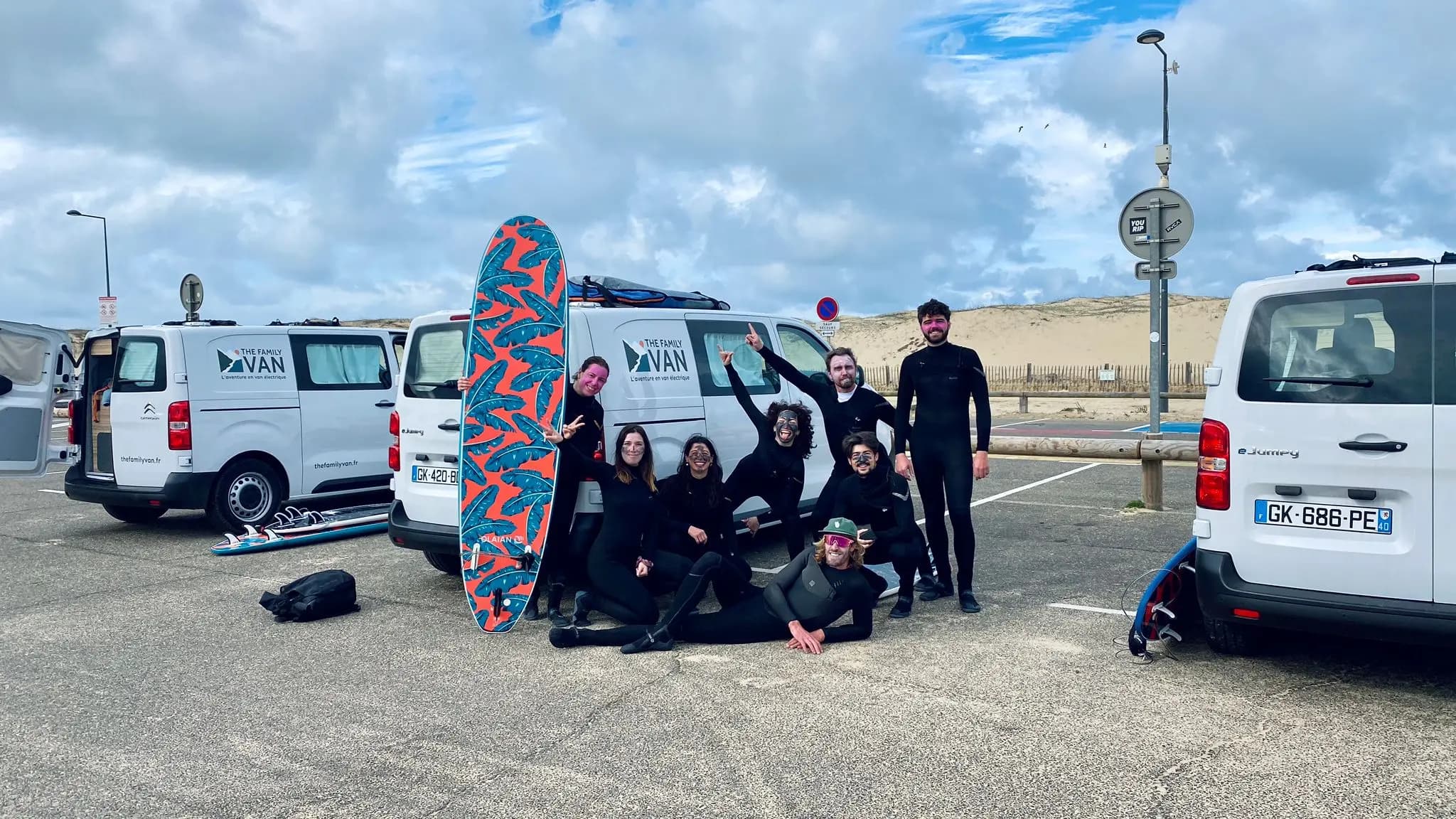 A roaming surf camp over a long weekend